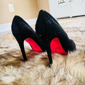 Black Crystal high heels